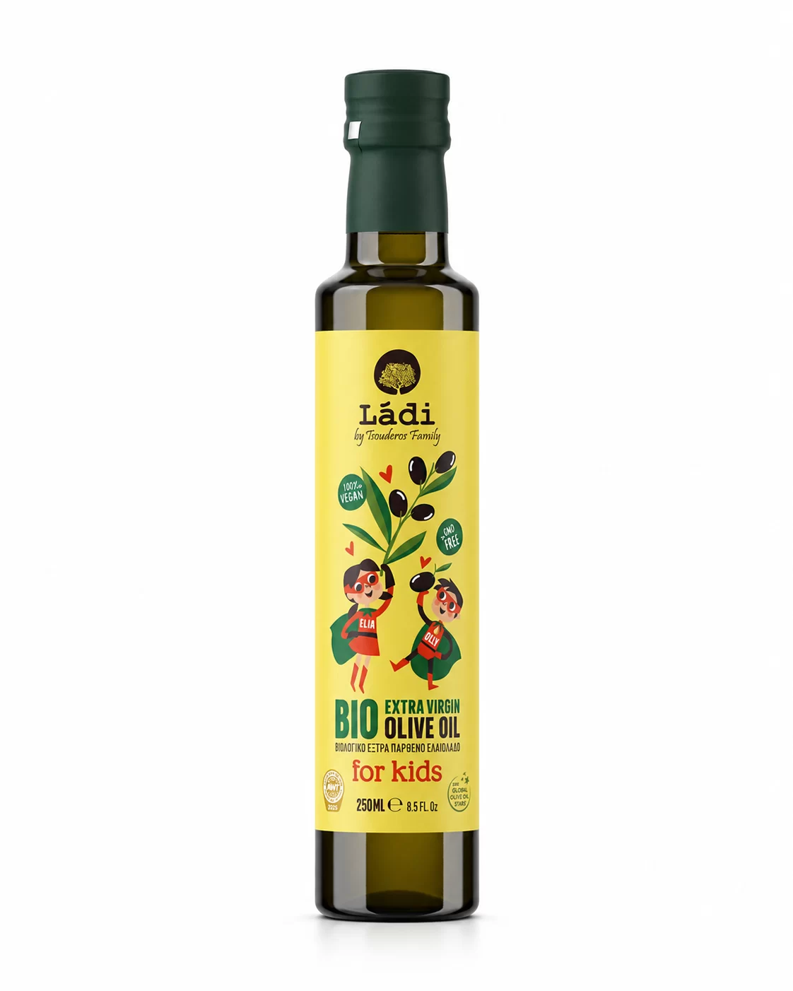 250 ml BIO Kids Oil - ORGANIC - Extra Virgin Olive Oil - Ladi Tsouderos