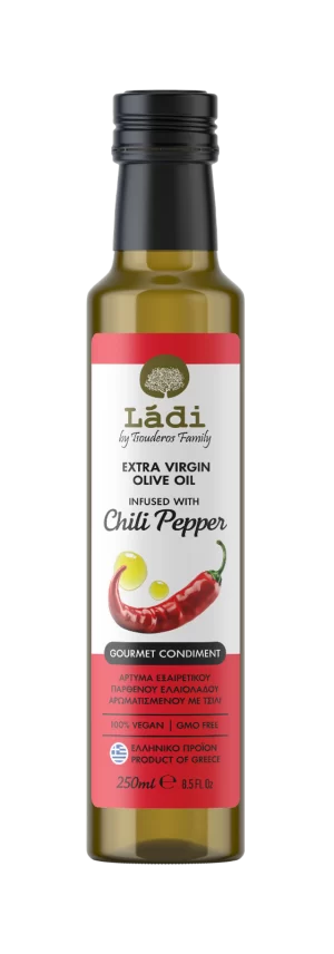 250 ml - Chili Pepper - Ladi Tsouderos Family - Extra_Virgin_Olive_Oil