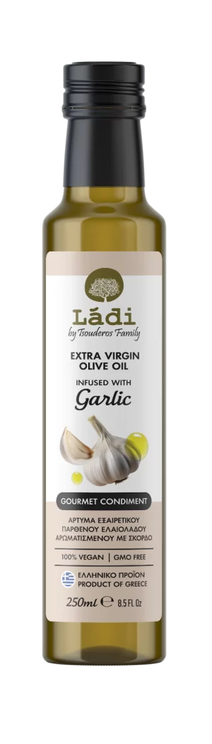 250 ml - Garlic - Ladi Tsouderos Family - Extra_Virgin_Olive_Oil
